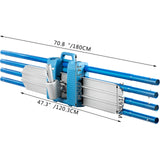 Darrahopens Tools > Industrial Tools > Masonry Tools VEVOR Bull Float Magnesium Concrete Float 48 x 8" Round End Concrete Float Tool Cement Tool Bull Concrete Kit Bull Float with 4 Float Handle Bull Float Bracket Concrete Tools Finishing Bull Float