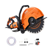 Darrahopens Tools > Industrial Tools > Masonry Tools VEVOR Electric Concrete Saw, 16 in, 2800 W 15 A Motor Circular Saw Cutter with Max. 6 in Adjustable Cutting Depth, Wet Disk Saw Cutter Includes Water Line, Pump and Blade, for Stone, Brick