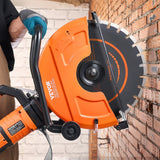 Darrahopens Tools > Industrial Tools > Masonry Tools VEVOR Electric Concrete Saw, 16 in, 2800 W 15 A Motor Circular Saw Cutter with Max. 6 in Adjustable Cutting Depth, Wet Disk Saw Cutter Includes Water Line, Pump and Blade, for Stone, Brick