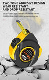 Darrahopens Tools > Industrial Tools > Measuring Tools & Sensors 10M Heavy Duty Steel Tape Measure -  Metric & Imperial Dual Scale - High Carbon Steel Blade, Anti-Slip ABS+TPR Casing, Push-Button Lock, Wear-Resistant for Construction & DIY