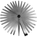 Darrahopens Tools > Industrial Tools > Measuring Tools & Sensors 32 Blades Steel Feeler Gauge - Dual Marked Metric And Imperial Measuring Tool For Measuring Gap Width Or Thickness