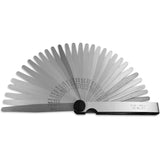 Darrahopens Tools > Industrial Tools > Measuring Tools & Sensors 32 Blades Steel Feeler Gauge - Dual Marked Metric And Imperial Measuring Tool For Measuring Gap Width Or Thickness