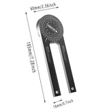 Darrahopens Tools > Industrial Tools > Measuring Tools & Sensors 360 Degree Woodworking Protractor Angle Finder Positioning Tool Horizontal Gauge