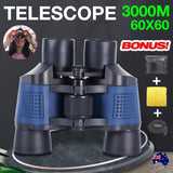 Darrahopens Tools > Industrial Tools > Measuring Tools & Sensors 60X60 Day/Night Vision Binoculars Telescope 3000M Waterproof Outdoor Travel