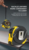 Darrahopens Tools > Industrial Tools > Measuring Tools & Sensors 7.5M Heavy Duty Steel Tape Measure -  Metric & Imperial Dual Scale - High Carbon Steel Blade, Anti-Slip ABS+TPR Casing, Push-Button Lock, Wear-Resistant for Construction & DIY