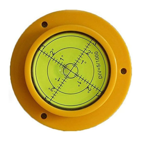 Darrahopens Tools > Industrial Tools > Measuring Tools & Sensors 90Mm Precision ROund Spirit Level With Mounting Holes For Motorhome