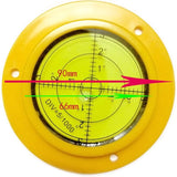 Darrahopens Tools > Industrial Tools > Measuring Tools & Sensors 90Mm Precision ROund Spirit Level With Mounting Holes For Motorhome