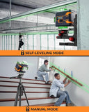 Darrahopens Tools > Industrial Tools > Measuring Tools & Sensors CIGMAN 4x360° 16 Lines Laser Level with Remote&APP Control, Self Leveling CM-S02 In Australia - Darrahopens