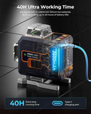 Darrahopens Tools > Industrial Tools > Measuring Tools & Sensors CIGMAN 4x360° 16 Lines Laser Level with Remote&APP Control, Self Leveling CM-S02 In Australia - Darrahopens