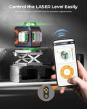 Darrahopens Tools > Industrial Tools > Measuring Tools & Sensors CIGMAN 4x360° 16 Lines Laser Level with Remote&APP Control, Self Leveling CM-S02 In Australia - Darrahopens