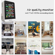 Darrahopens Tools > Industrial Tools > Measuring Tools & Sensors Co2 Detector Temperature Humidity Detection Tool Smart Office Indoor Outdoor High Precision Fast Detection