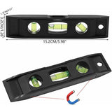 Darrahopens Tools > Industrial Tools > Measuring Tools & Sensors Compact Level, 3 Level Magnetic Level Bubble Measuring Tool Abs And Acrylic Level Measuring Tool
