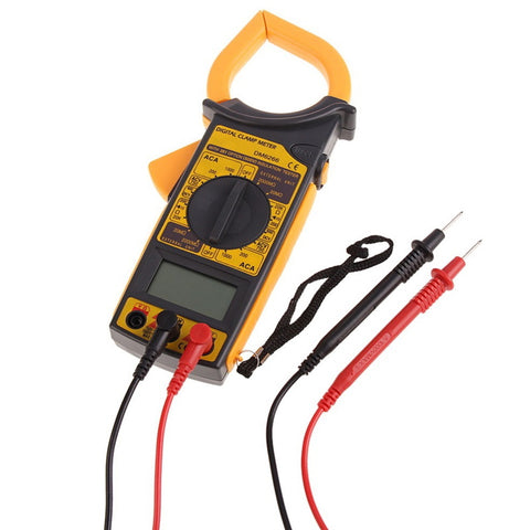 Darrahopens Tools > Industrial Tools > Measuring Tools & Sensors Digital Clamp Meter AC/DC Voltage Resistance Frequency DM6266 - Batteries Incl.