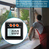 Darrahopens Tools > Industrial Tools > Measuring Tools & Sensors Digital Inclinometer Protractor 4 90° Level Box Angle Finder Backlight Bevel Gauge Magnetic Base Gauge In/Ft Mm/M With