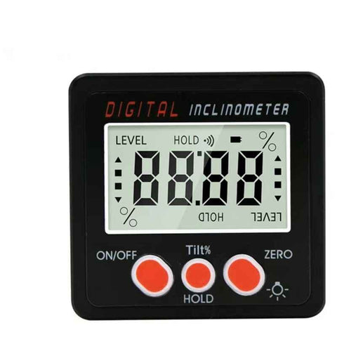 Darrahopens Tools > Industrial Tools > Measuring Tools & Sensors Digital Inclinometer Protractor 4 90° Level Box Angle Finder Backlight Bevel Gauge Magnetic Base Gauge In/Ft Mm/M With