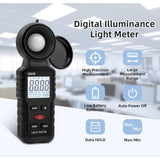 Darrahopens Tools > Industrial Tools > Measuring Tools & Sensors Digital Lux Meter, Light Measurement With 0.1-200,000 Lux, Portable Digital Ambient Light Meter Range Up To 200,000 Lux