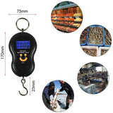Darrahopens Tools > Industrial Tools > Measuring Tools & Sensors Luggage Scale Fishing Scale Hanging Scale Electronic Scale Maximum 50 Kg For Fishing, Suitcase Scale, Travel, Home Use,