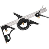 Darrahopens Tools > Industrial Tools > Measuring Tools & Sensors Metal Combination Square Multi-Function Carpentry Ruler Combination Angle Ruler With Zero Level Protractor Straight