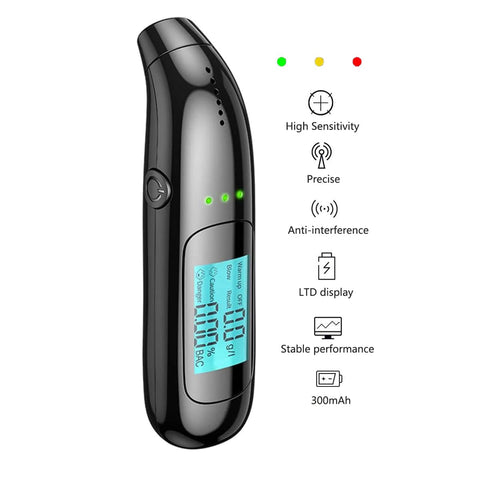 Darrahopens Tools > Industrial Tools > Measuring Tools & Sensors Portable Breathalyzer with Display Rechargeable Digital Electronic Breathalyser