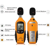 Darrahopens Tools > Industrial Tools > Measuring Tools & Sensors Sound Level Meter 40-130Dba, Professional Decibel Meter With Backlit Display (9V Battery Included)