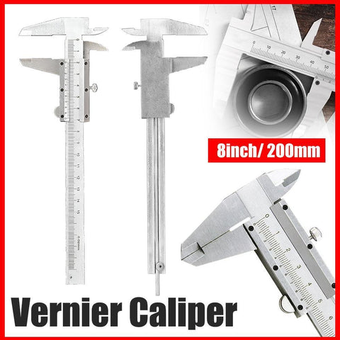 Darrahopens Tools > Industrial Tools > Measuring Tools & Sensors Stainless Steel Vernier Caliper 200mm Micrometer Measuring Tool Gauge Ruler