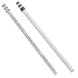 Darrahopens Tools > Industrial Tools > Measuring Tools & Sensors VEVOR Aluminum Grade Rod, 9-Feet/8ths 3 Sections Telescopic Measuring Rod, Double-Sided Scale 1/8in Leveling Rod Stick,Aluminum Alloy Survey Rod with Bubble Level &Carrying Bag for Houses,Walls,Floors