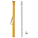 Darrahopens Tools > Industrial Tools > Measuring Tools & Sensors VEVOR Aluminum Grade Rod, 9-Feet/8ths 3 Sections Telescopic Measuring Rod, Double-Sided Scale 1/8in Leveling Rod Stick,Aluminum Alloy Survey Rod with Bubble Level &Carrying Bag for Houses,Walls,Floors