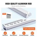 Darrahopens Tools > Industrial Tools > Measuring Tools & Sensors VEVOR Aluminum Grade Rod, 9-Feet/8ths 3 Sections Telescopic Measuring Rod, Double-Sided Scale 1/8in Leveling Rod Stick,Aluminum Alloy Survey Rod with Bubble Level &Carrying Bag for Houses,Walls,Floors