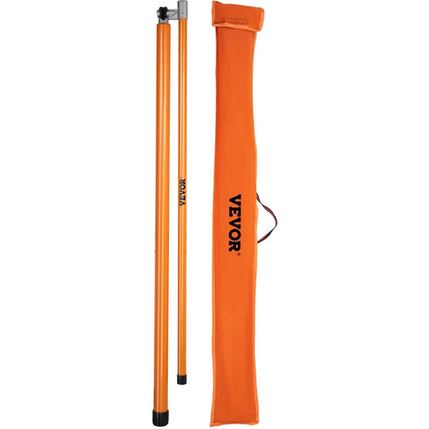 Darrahopens Tools > Industrial Tools > Measuring Tools & Sensors VEVOR Load Height Measuring Stick, 15\' Sturdy Fiberglass Truck Height Stick with Adjustable Pole, Non-conductive Truck Height Measuring Stick with Carrying Bag, Height Stick for Trucks, Car Haulers