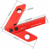 Darrahopens Tools > Industrial Tools > Measuring Tools & Sensors Woodworking Measuring Tool, Line Gauge Center, 45/90 Degree Right Angle Line Gauge Carpenter Ruler