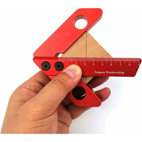 Darrahopens Tools > Industrial Tools > Measuring Tools & Sensors Woodworking Measuring Tool, Line Gauge Center, 45/90 Degree Right Angle Line Gauge Carpenter Ruler