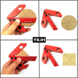 Darrahopens Tools > Industrial Tools > Measuring Tools & Sensors Woodworking Measuring Tool, Line Gauge Center, 45/90 Degree Right Angle Line Gauge Carpenter Ruler