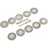 Darrahopens Tools > Industrial Tools > Saw Accessories 12 Pack 22Mm Mini Perforated Diamond Cutting Discs, Cutting Wheels, Shanks Ann Arbor