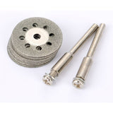 Darrahopens Tools > Industrial Tools > Saw Accessories 12 Pack 22Mm Mini Perforated Diamond Cutting Discs, Cutting Wheels, Shanks Ann Arbor
