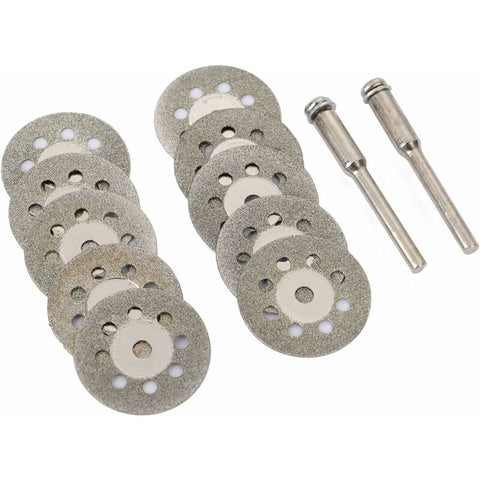 Darrahopens Tools > Industrial Tools > Saw Accessories 12 Pack 22Mm Mini Perforated Diamond Cutting Discs, Cutting Wheels, Shanks Ann Arbor