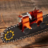 Darrahopens Tools > Industrial Tools > Saw Accessories Chainsaw Chain Sharpening Jig, Teeth Sharpener Chainsaw Sharpening Kit Aluminum Alloy Chainsaw Sharpening Set