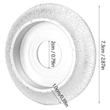 Darrahopens Tools > Industrial Tools > Saw Accessories Grinding Wheel For Angle Grinders Brazed Diamond Grinding France Abrasive Grinding Wheel Disc Wet And Dry