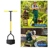Darrahopens Tools > Industrial Tools > Saw Accessories Manual Edger Lawn Tool, Border Edger with V-Shaped Saw Tooth Blade & Rubber T-Grip, 41.73" Garden Tools for Sidewalk Grass Yard
