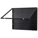 Darrahopens Tools > Industrial Tools > Saw Accessories VEVOR 36 Graded Sports Card Display Case, 775 x 617 x 55 mm, Baseball Card Display Frame with 98% UV Protection Clear View PC Glass, Lockable Wall Cabinet for Football Basketball Hockey Trading Card