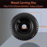 Darrahopens Tools > Industrial Tools > Saw Accessories Wood Carving Disc (Ø 110Mmx 22 Mm) Wood Grinding Disc Chainsaw Disc, Tungsten Carbide Wood Grinding, Grinding Discs For