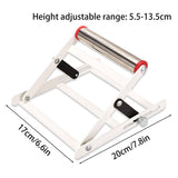 Darrahopens Tools > Industrial Tools > Saws Adjustable Cutting Machine Support Frame Table Saw Stand Roller Support 2pcs