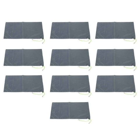 Darrahopens Tools > Industrial Tools > Traffic Control & Parking Tools 10PCS Sandless Sand Bags Drawstring Flood Water Barriers Polyester 9.8x19.7in Dam Bag for Basement Garage Anti Flood Grey In Australia - Darrahopens