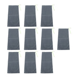 Darrahopens Tools > Industrial Tools > Traffic Control & Parking Tools 10PCS Sandless Sand Bags Drawstring Flood Water Barriers Polyester 9.8x19.7in Dam Bag for Basement Garage Anti Flood Grey In Australia - Darrahopens