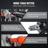 Darrahopens Tools > Industrial Tools > Traffic Control & Parking Tools VEVOR Diamond Core Drilling Machine, 4in Handheld Wet Concrete Core Drill Rig, 1100-2400RPM Two Speed & 1-1/4" Thread & 2 Bubble Levels, 3-4in Drilling Diameter for Concrete Brick Block Stone, 1500W
