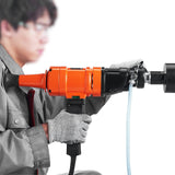 Darrahopens Tools > Industrial Tools > Traffic Control & Parking Tools VEVOR Diamond Core Drilling Machine, 4in Handheld Wet Concrete Core Drill Rig, 1100-2400RPM Two Speed & 1-1/4" Thread & 2 Bubble Levels, 3-4in Drilling Diameter for Concrete Brick Block Stone, 1500W