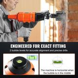 Darrahopens Tools > Industrial Tools > Traffic Control & Parking Tools VEVOR Diamond Core Drilling Machine, 4in Handheld Wet Concrete Core Drill Rig, 1100-2400RPM Two Speed & 1-1/4" Thread & 2 Bubble Levels, 3-4in Drilling Diameter for Concrete Brick Block Stone, 1500W