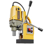 Darrahopens Tools > Industrial Tools > Traffic Control & Parking Tools VEVOR Magnetic Drill, 1400W Motor 1.6 in Boring Diameter, 2810 lbf Portable Electric Mag Drill Press, with 11 Coring Bits, 800 RPM Speed, Drilling Machine for Metal Surface, Home Improvement Industry