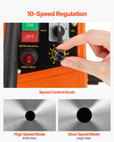 Darrahopens Tools > Industrial Tools > Traffic Control & Parking Tools VEVOR Magnetic Drill, 1450W Motor 1.6 in Boring Diameter, 2810 lbf Portable Electric Mag Drill Press, with 2 Coring Bits, Variable Speed, Drilling Machine for Metal Surface, Home Improvement Industry