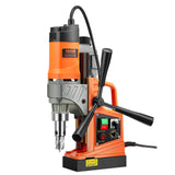 Darrahopens Tools > Industrial Tools > Traffic Control & Parking Tools VEVOR Magnetic Drill, 1450W Motor 1.6 in Boring Diameter, 2810 lbf Portable Electric Mag Drill Press, with 2 Coring Bits, Variable Speed, Drilling Machine for Metal Surface, Home Improvement Industry