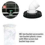 Darrahopens Tools > Industrial Tools > Water Filtration Accessories 45° IBC Water Filter with Lid, 163mm Nylon Rainwater Filter, Washable, Compatible with IBC Water Tank DN 150